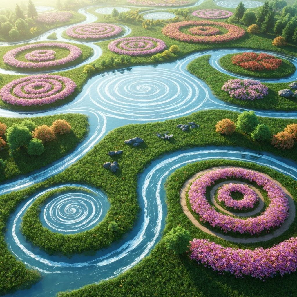 Φυσικό τοπίο που συμβολίζει την αναγέννηση και τη διαρκή κυκλικότητα